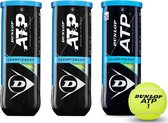 Dunlop ATP Championship Tennisballen - geel - 9 stuks