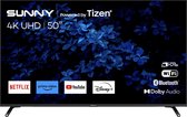 SUNNY - 50 pouces - Smart TV - Sans cadre 4K UHD Tizen - SN50FIL501-0256
