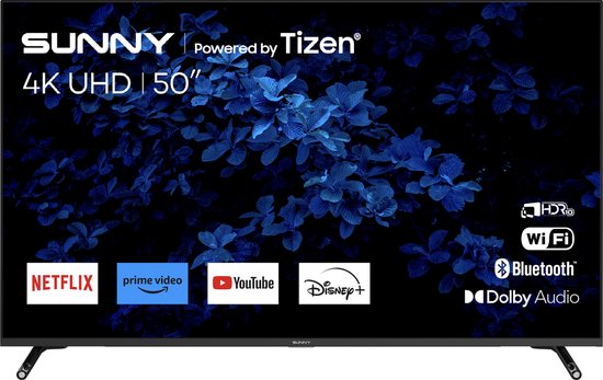 SUNNY TV - SN50FIL501-0256 - 50 inch - TIZEN - SMART TV - 4K FRAMELESS Ultra HD - 2023