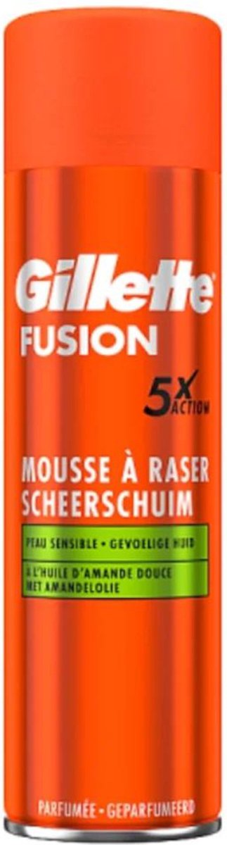 Goedkoopste Gillette Scheerschuim – Fusion5 Sensitive 250 ml