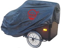 CUHOC Bakfietshoes Redlabel – Waterafstotend 210D Oxford – Geschikt voor Bakfiets met Huif – Hoes tot 230 cm – Beschermhoes tegen Regen, Stof en UV