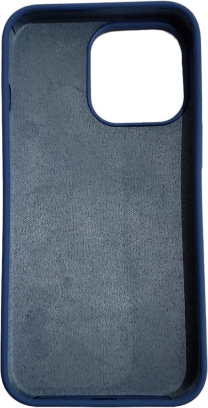 Étui liquide Premium adapté à Apple iPhone 12 / 12 Pro avec Shield d'appareil photo adapté à MagSafe - FuturiQ - Bleu foncé