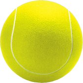 Tennisbal Mega 20 cm geel opblaasbaar