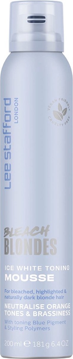 Lee Stafford - Bleach Blondes - Ice White Toning Mousse - 200 ml
