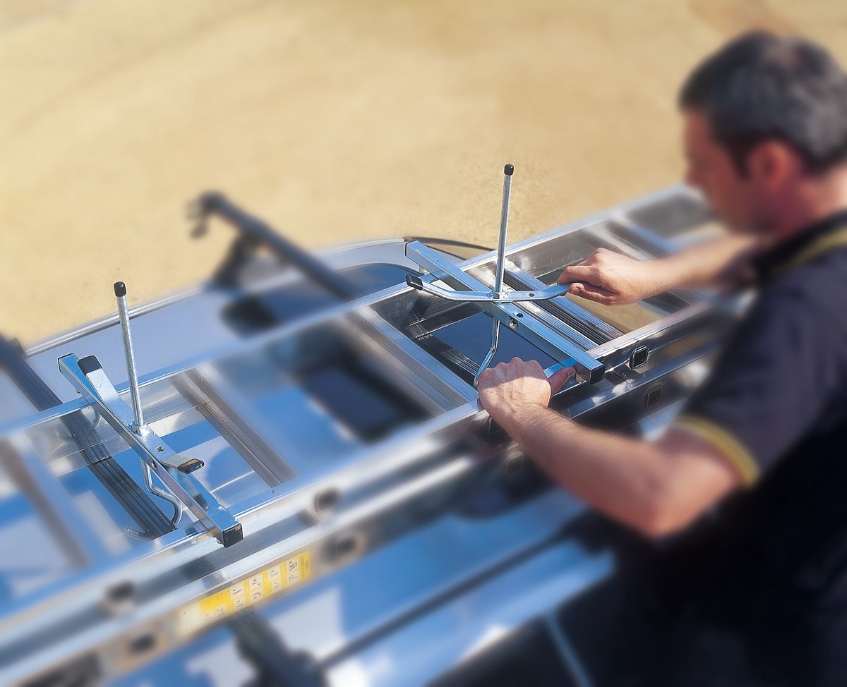 Universele laddertransportklemset 42 cm per Set