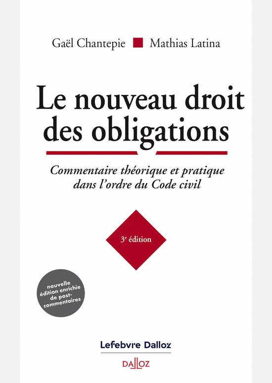 Hors collection Dalloz - Le nouveau droit des obligations 3e ... - cover