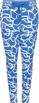 Zoso Broek Ellen Print Travel Trouser 242 1010 0016 Strong Blue White Dames Maat - L