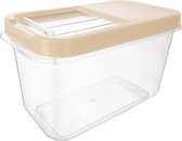 Opbergbox pour perles à laver, lessive et aliments Beige 10 l - Boîte de rangement - Conteneur de conservation