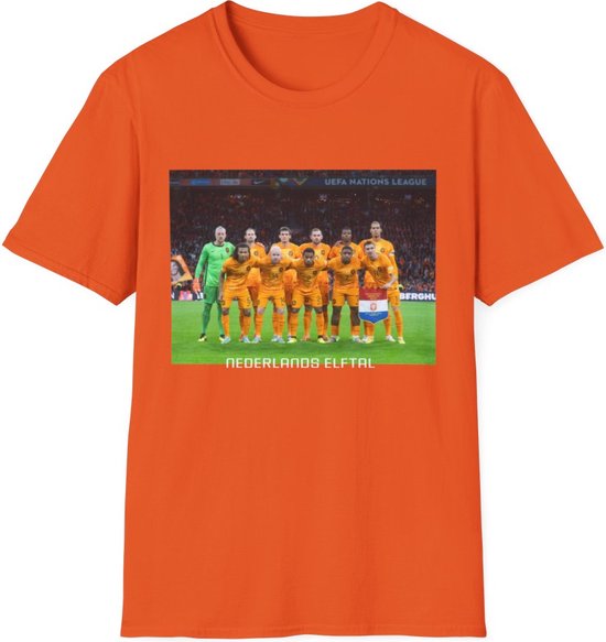 EK MERCH - Nederlands Elftal 2024 - MAAT 2XL (Maat S-2XL beschikbaar) - EK Voetbal 2024 - T shirts - Unisex T-shirt - Oranje shirts - Support Nederland met dit Voetbal shirt