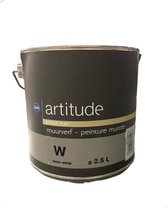 Levis Artitude - Hoogkwalitatieve extra matt binnen muurverf - 2,50 L - RAL 9010 Zuiver wit - Prijs per stuk