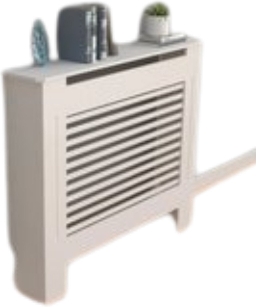 VORLOU - Radiatorafdekking - Wit modern geschilderde MDF-kast