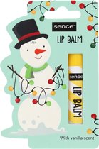 Sence lipbalsem - lippenbalsem kerst winter - sneeuwman sneeuwpop - vanilla vanille - 3,5 gram