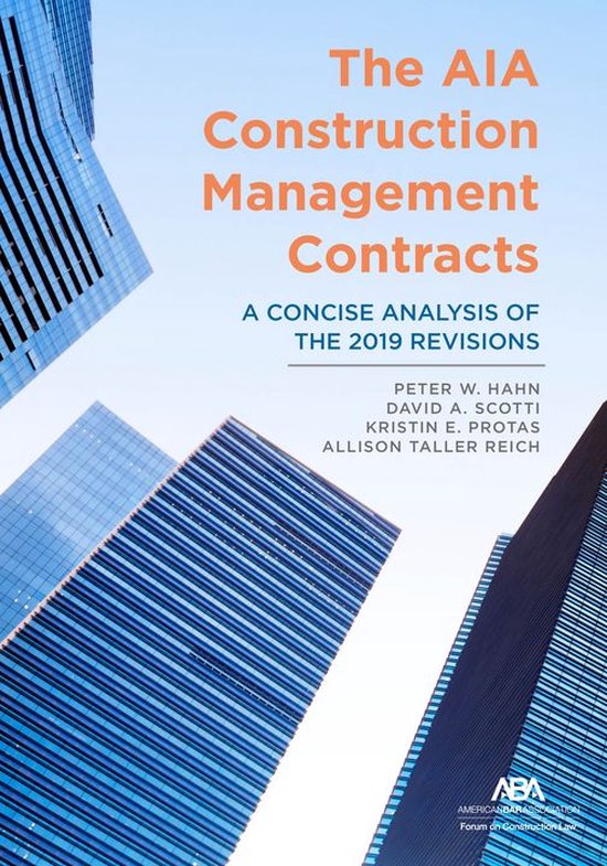The AIA Construction Management Contracts - cover