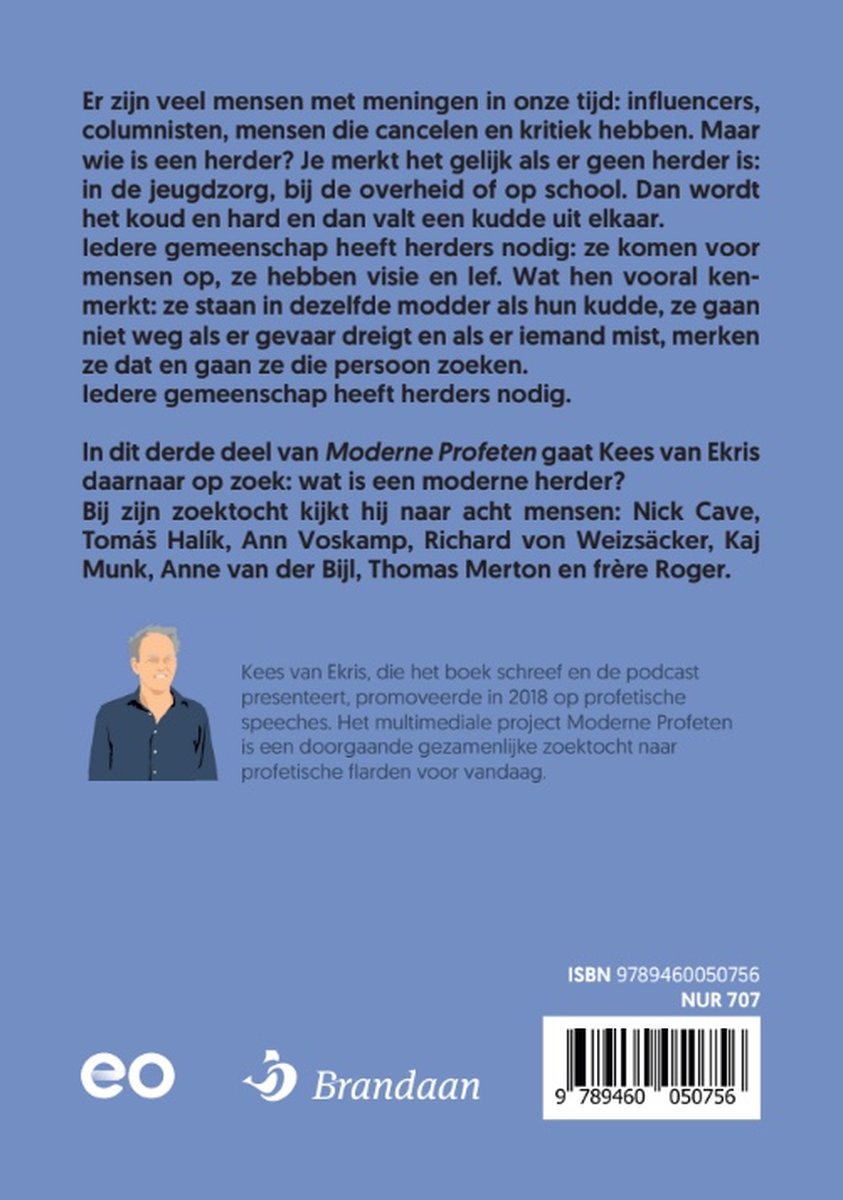 Moderne profeten: herders voor nu - back cover