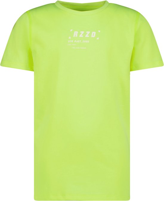 Raizzed Huck Jongens T-shirt - Neon yellow - Maat 140