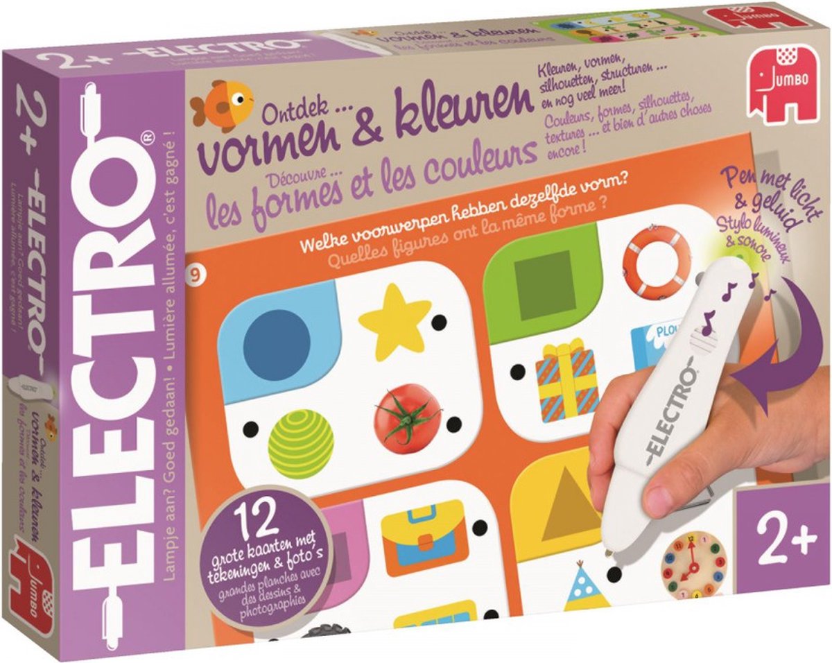 Jumbo - Electro Wonderpen - Ontdek Vormen & Kleuren - Educatief spel - Vanaf 2 jaar op Prijzenvolger.com