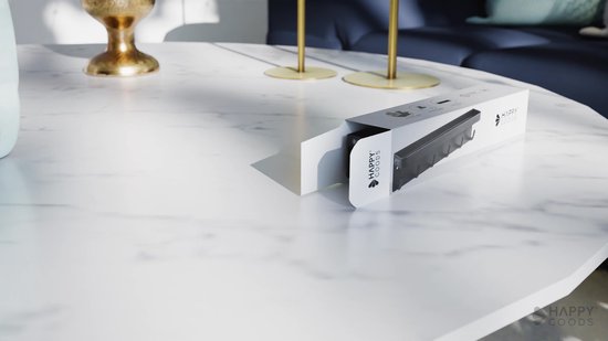 Happy Goods Sleutelrekje Zwart - Zelfklevend - Sleutelhouder - RVS - Sleutelkastje - Modern - Sleutelbord