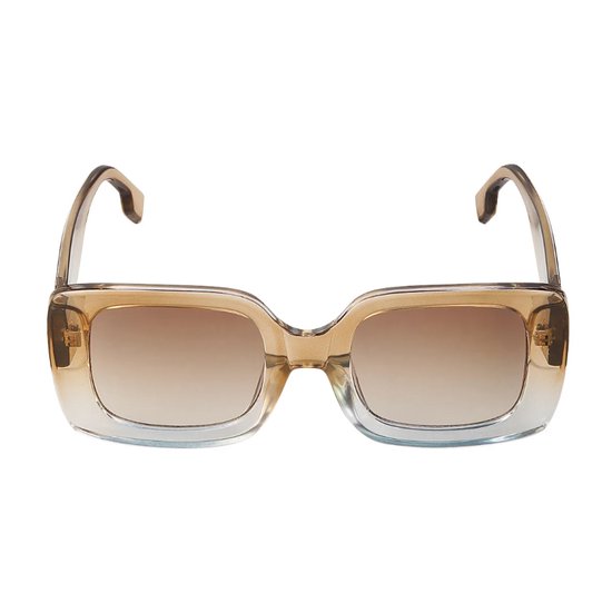 Jobo by Jet - Lunettes de soleil pour femme avec étui à lunettes de soleil gratuit - Lunettes de soleil Island Life - Grandes lunettes de soleil - Transparent - UV3