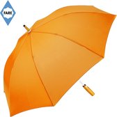 Fare Paraplu - Ø112 cm - Stormparaplu - Automatisch openend - Fibertec - Winddicht - Whiteline - Polyester - Oranje