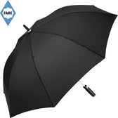 Fare Paraplu - Ø112 cm - Stormparaplu - Automatisch openend - Fibertec - Winddicht - Whiteline - Polyester - Black