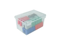 Wovar Uitvulplaatjes kunststof Mix 1 tot 10 mm | Doos 200 stuks