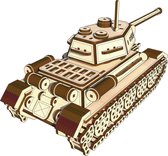 Bouwpakket Tank T-34 van hout
