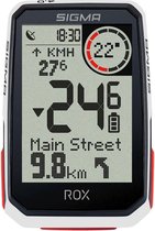 Sigma Sport 01065 compteur de vélo 6,1 cm (2.4") GPS de bicyclette sans fil Noir, Blanc