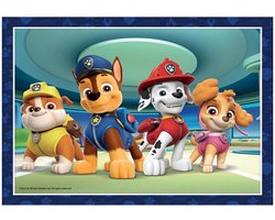 foto van Clementoni - Kinderpuzzel 4 in 1 - Paw Patrol - 12, 16, 20 en 24 Stukjes - Puzzel Vanaf 3 Jaar