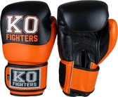 KO Fighters - Gants de boxe - Kickboxing - Boxe - Cuir - Lightning Jab - Oranje - 12oz