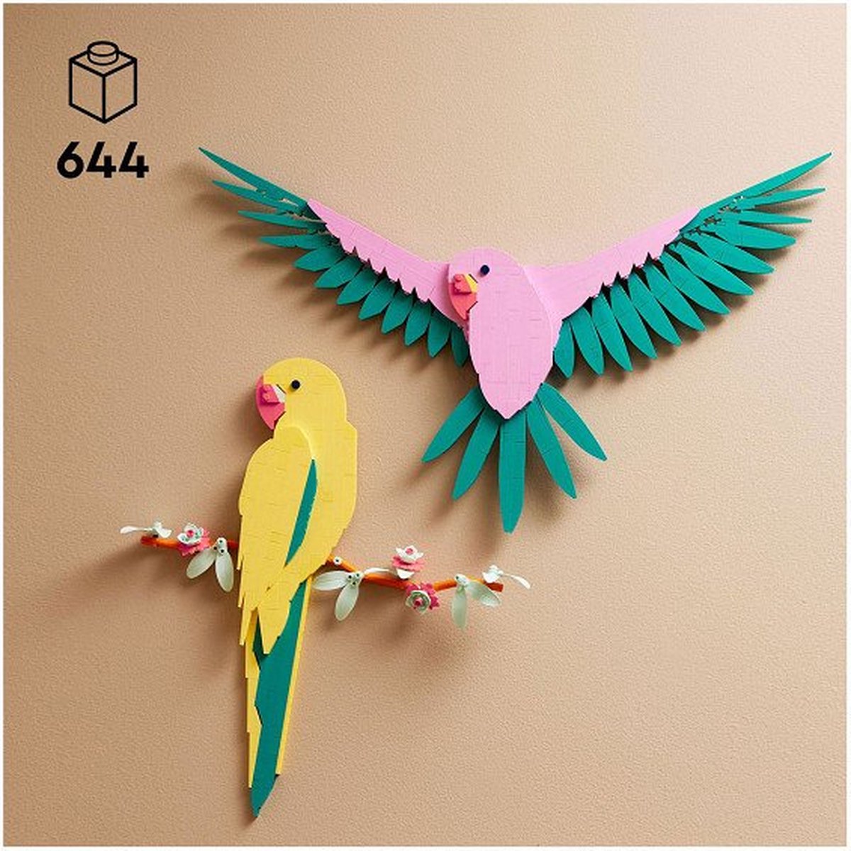 LEGO Art De Faunacollectie Kleurrijke papegaaien - 31211 — afbeelding 13
