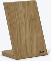 COOKX - Eikenhouten Messenblok Magnetisch - Natuurkleur Eik
