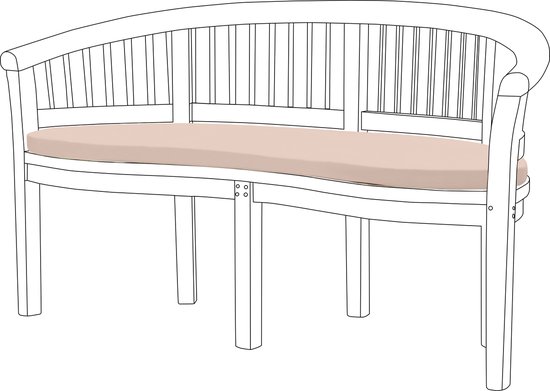 POKAR Tuinbankkussen Eetbank Zitkussen Sofa Kussen voor Patio Binnen & Buiten (180 x 40 x 5, Donkerblauw