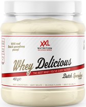 XXL Nutrition - Whey Delicious - Speculaas - Wei Eiwitpoeder met BCAA & Glutamine, Proteïne poeder, Eiwit shake, Whey Protein - 450 gram