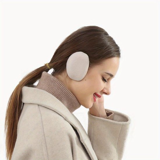 Livano Cache-oreilles - Cache-oreilles - Cache- Ear pour Adultes - Cache-oreilles d'hiver pour femmes et hommes - Zwart L