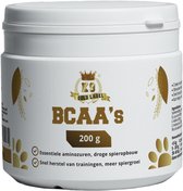 K9 gold label - BCAA's 200g - aminozuren - droge spieropbouw - snel herstel meer spiergroei.
