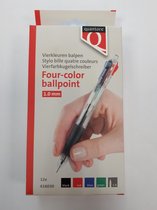Balpen Quantore 4-kleuren - 12 stuks