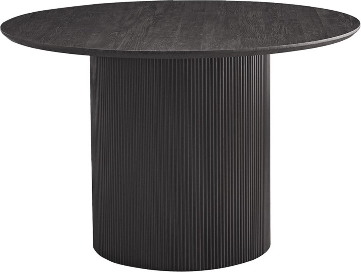 Interiax Eettafel 'Rayan' 120 cm Rond Decor Donkerbruin