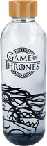 LARGE GLASS BOTTLE 1030 ML GAME OF THRONES