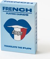 Lingo- Franse speelkaarten- playingcards- talen leren- French- jong en oud- Franse woordenschat- woordenschat- Leer Franse woordenschat op een leuke en gemakkelijke manier- 52 essentiële vertalingen- Leren- reizen- spelen