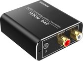 Sounix Digitaal naar Analoog Audio converter - DAC - 192Khz sample rate - Zwart