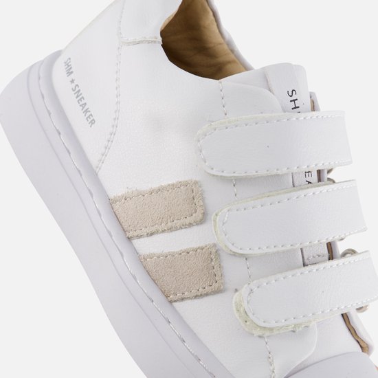 Klittenbandschoenen | Meisjes, jongens | WHITE | Leer | Shoesme |