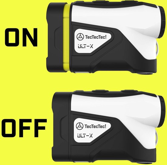 TecTecTec ULT-X Laser Golfafstandsmeter - Rangefinder - Hoogwaardige Nauwkeurigheid, 6x Vergroting, Slope Modus, Vlagvergrendeling, Weerbestendig van TecTecTec — afbeelding 4
