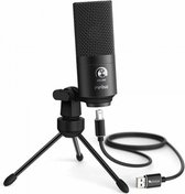 Fifine - K669B - USB Condensator Microfoon voor PC - Streaming / Podcasting - Tripod