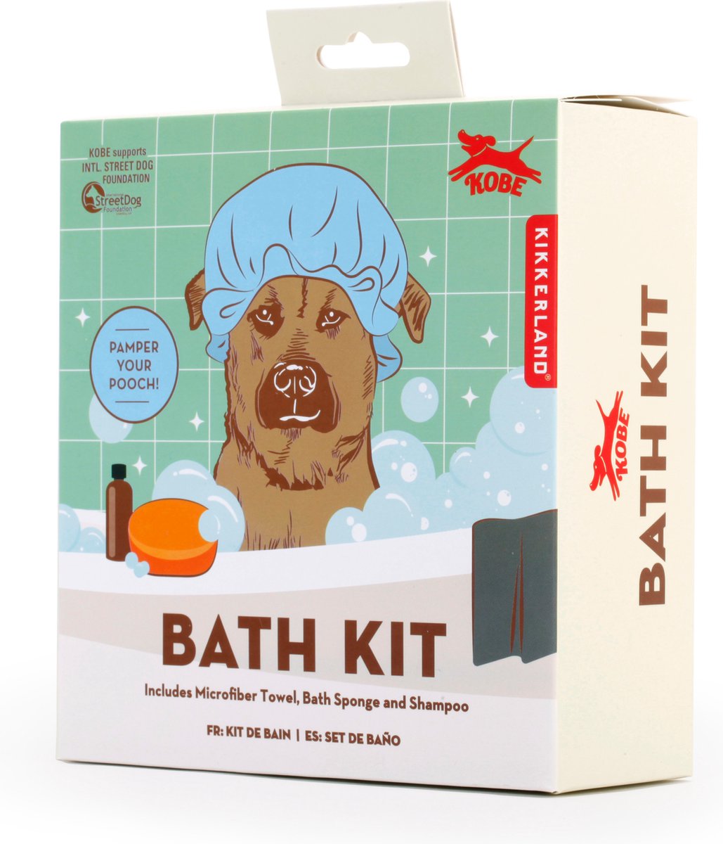Kikkerland Honden Badderkit
