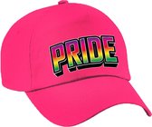 Bellatio Decorations Gay Pride pet voor volwassenen - roze - pride - regenboog - LHBTI