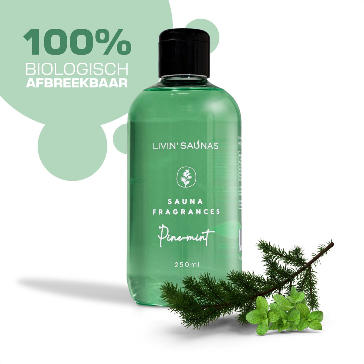 Goedkoopste LIVIN' Sauna Opgietmiddel Dennen Mint - Sauna Geur - Sauna Opgietmiddel - Sauna Opgietconcentraat - Sauna Opgiet - Stimuleert Bloedsomloop - Duurzaam - 250ML