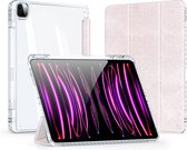 Dux Ducis - Tablet hoes geschikt voor Apple iPad Pro 11 (2018/2022) / Air 4/5 (2020/2022) - Unid Tri-fold Case - Met Pencilhouder en Auto/Wake Functie - Roze