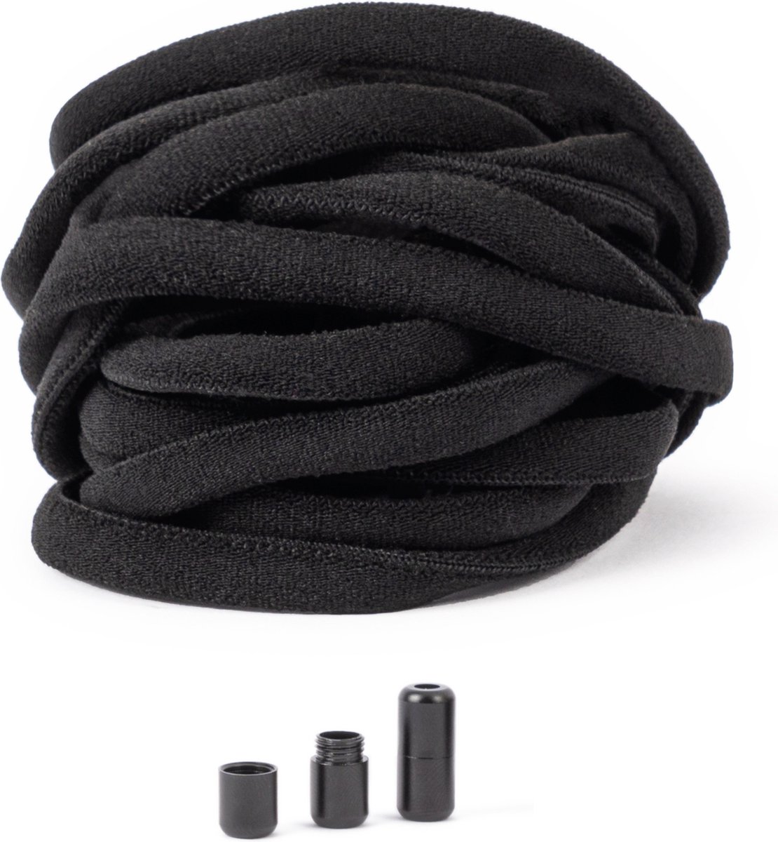 GBG Elastische Veters 100 - 150CM - Zwart - Schoenveters - Laces