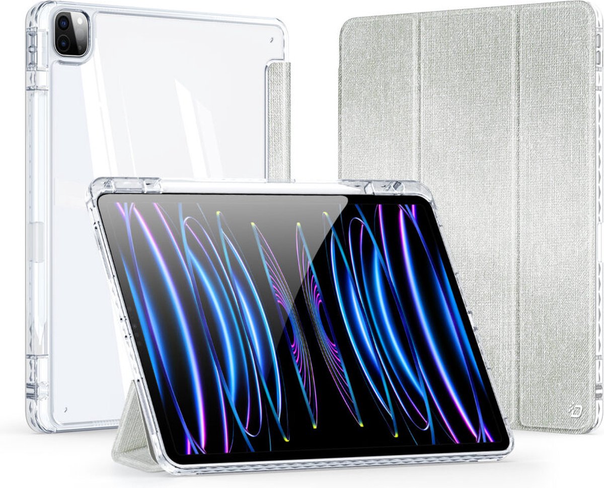 Dux Ducis - Tablet hoes geschikt voor Apple iPad Pro 11 (2025) / Apple iPad Pro 11 (2024) - Unid Tri-fold Case - Met Pencilhouder en Auto/Wake Functie - Groen