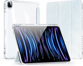 Dux Ducis Unid Hoes Geschikt voor Apple iPad Pro 13 (2024) - Book Case - Tri-Fold Standaard - Beschermhoes met Sleep/Wake Functie - Transparant Blauw